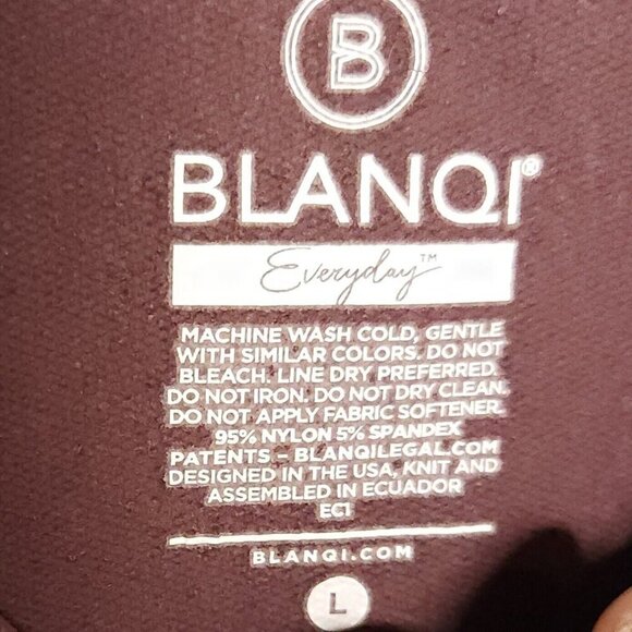 Blanqi Womens Purple Maternity Leggings Large - Picture 7 of 7